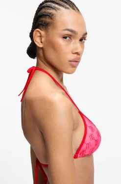 Triangel-Bikinitop mit Stack-Logos
