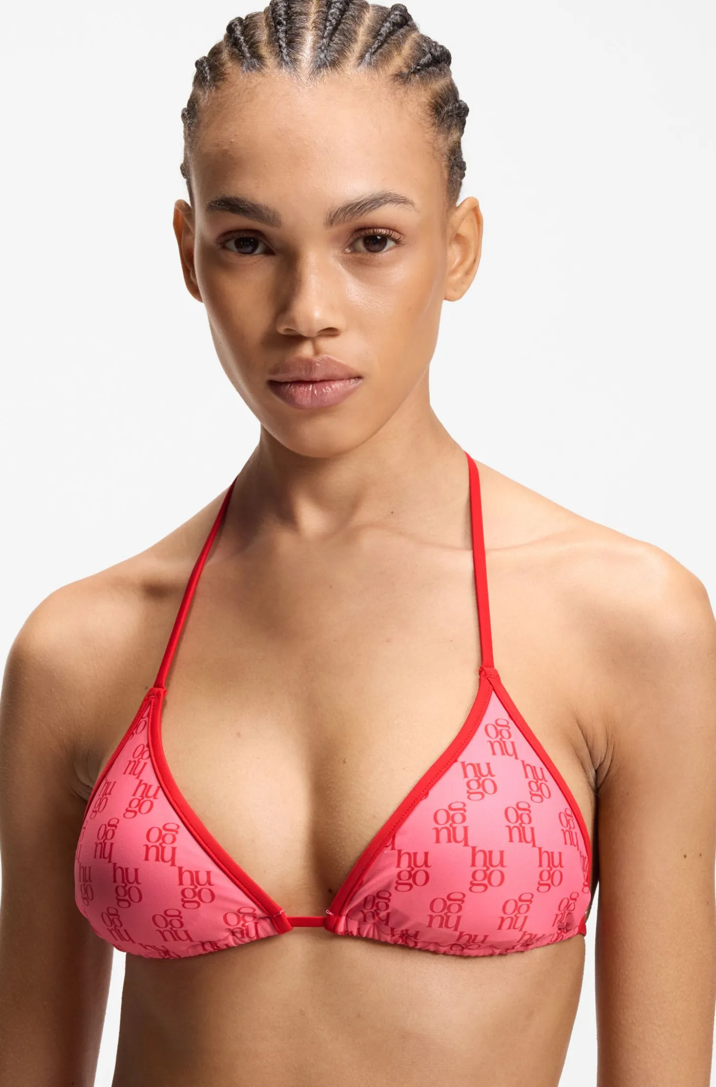 Triangel-Bikinitop mit Stack-Logos