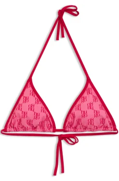Triangel-Bikinitop mit Stack-Logos