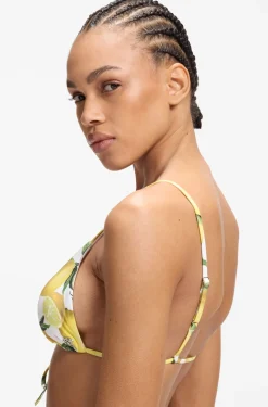 Triangel-Bikinitop mit Stack-Logo-Anhänger