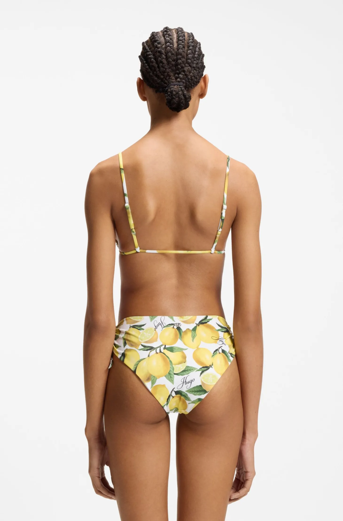 Triangel-Bikinitop mit Stack-Logo-Anhänger
