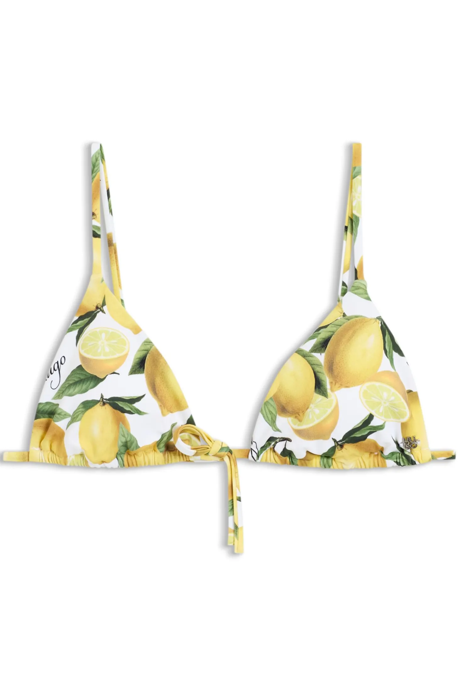 Triangel-Bikinitop mit Stack-Logo-Anhänger