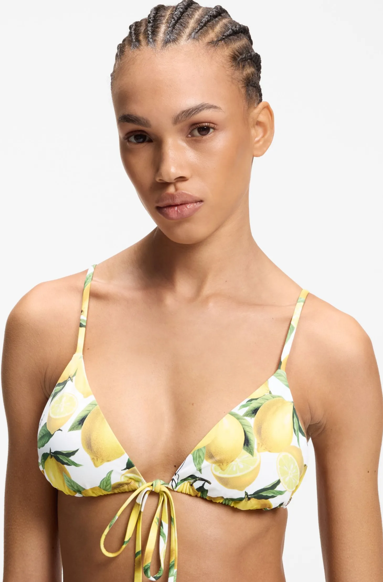 Triangel-Bikinitop mit Stack-Logo-Anhänger