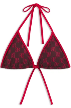 Triangel-Bikinitop mit Stack-Logos