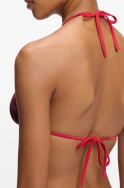 Triangel-Bikinitop mit Stack-Logos