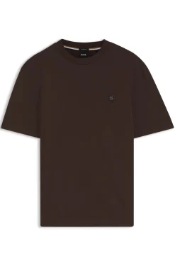 T-Shirt aus Baumwolle mit Double-B-Monogramm-Badge