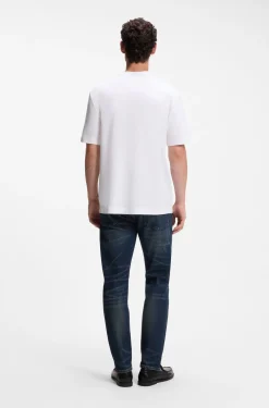 T-Shirt aus Baumwolle mit Double-B-Monogramm-Badge