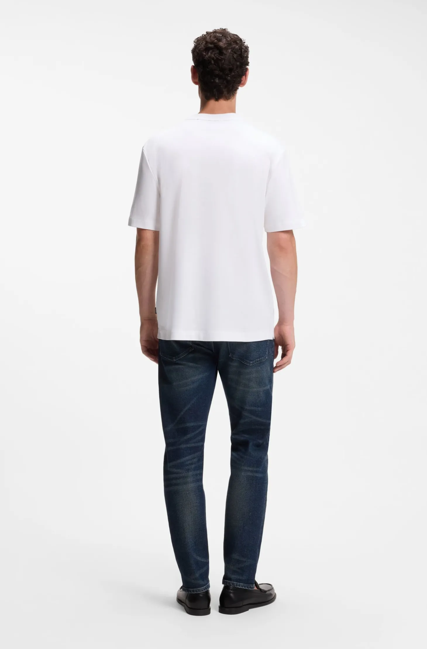 T-Shirt aus Baumwolle mit Double-B-Monogramm-Badge