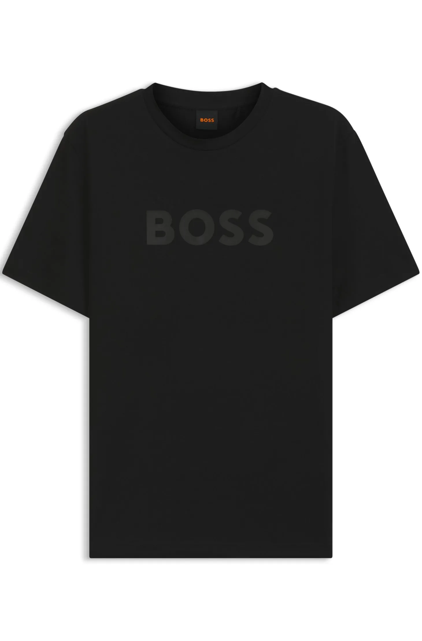 T-Shirt aus Baumwolle mit großem tonalem Logo