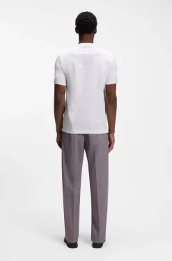 T-Shirt aus Baumwolle mit Jacquard-Muster