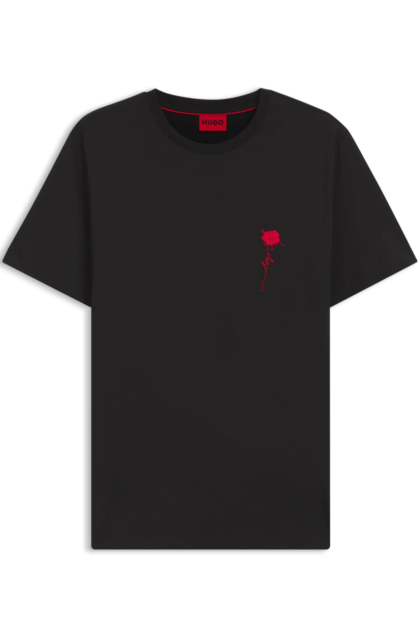 T-Shirt aus Baumwolle mit Logo-Artwork