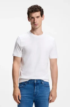 T-Shirt aus Baumwoll-Jersey mit Logo-Detail