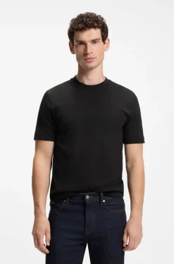 T-Shirt aus Baumwoll-Jersey mit Logo-Detail