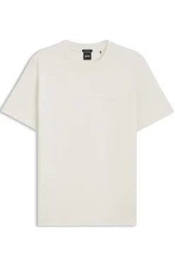 T-Shirt aus Baumwoll-Jersey mit Logo-Detail