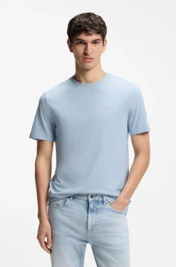 T-Shirt aus Baumwoll-Jersey mit Logo-Detail