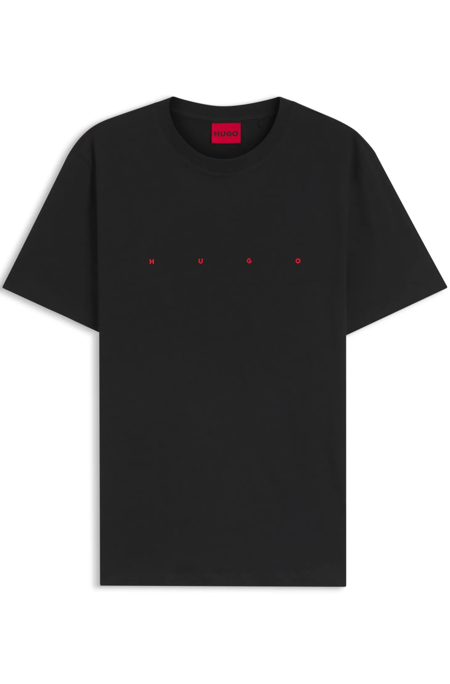 T-Shirt aus Baumwoll-Jersey mit Logo-Detail