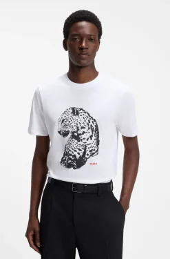 T-Shirt aus Baumwoll-Jersey mit Grafik-Print