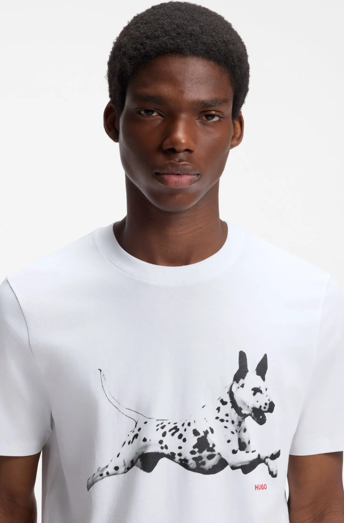 T-Shirt aus Baumwoll-Jersey mit Tier-Artwork