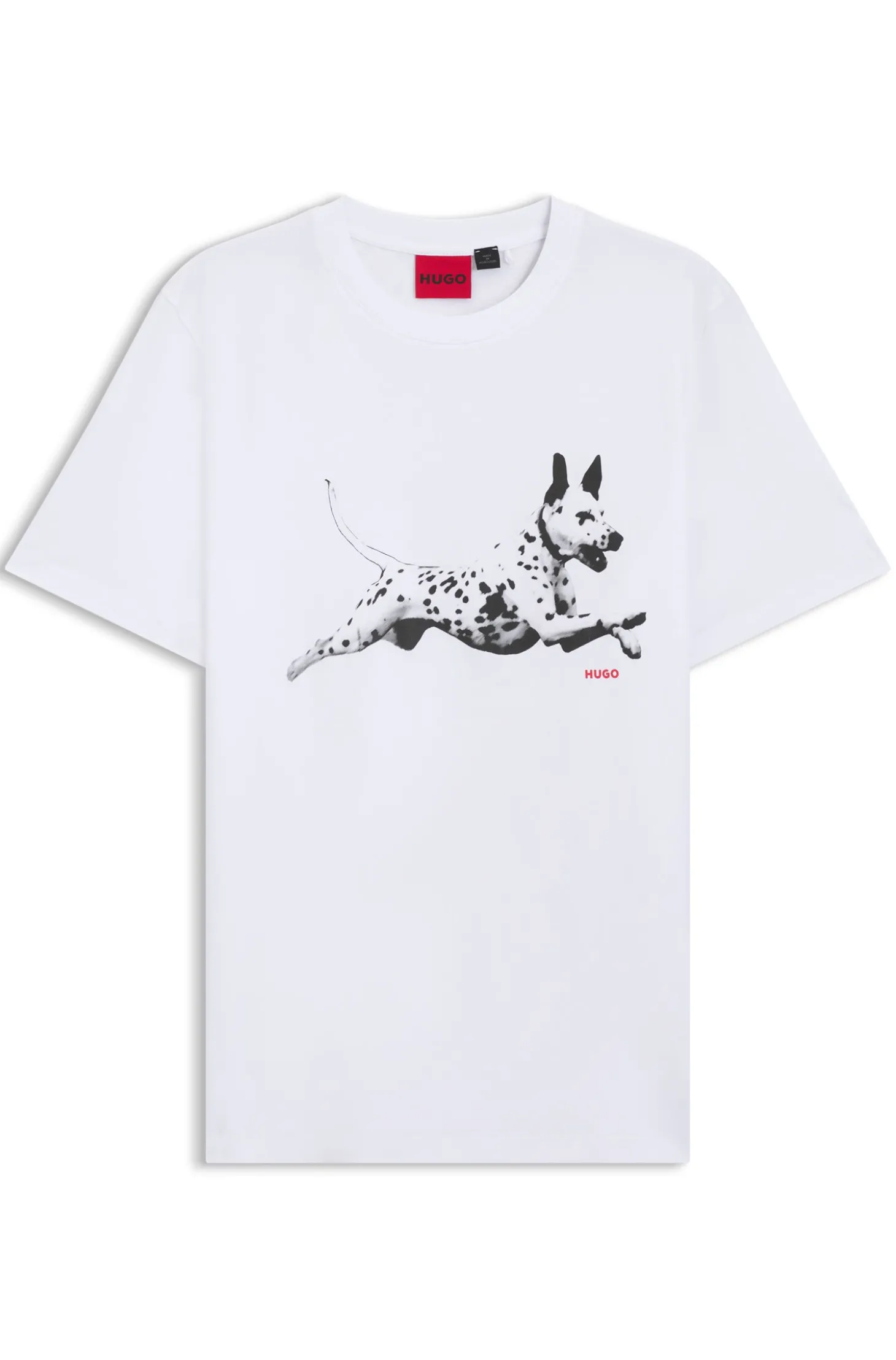 T-Shirt aus Baumwoll-Jersey mit Tier-Artwork