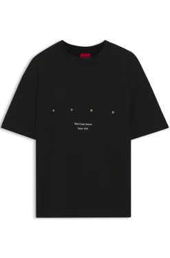 T-Shirt aus Baumwoll-Jersey mit Artwork-Print