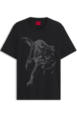 T-Shirt aus Baumwoll-Jersey mit Grafik-Print