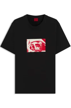 T-Shirt aus Baumwoll-Jersey mit Grafik-Print