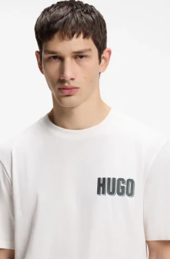 T-Shirt aus Baumwoll-Jersey mit grafischem Print auf der Rückseite