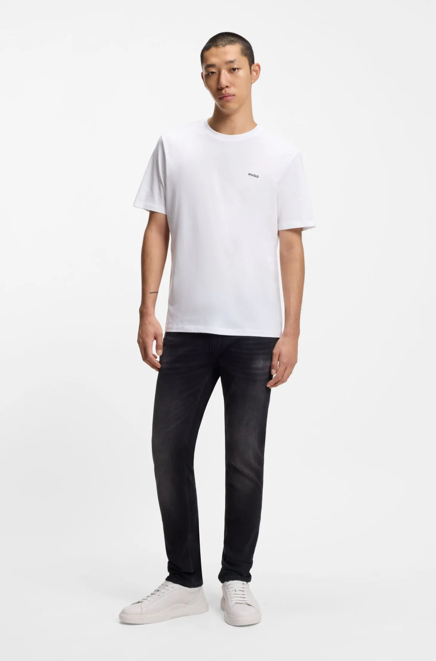 T-Shirt aus Baumwoll-Jersey mit Logo-Print