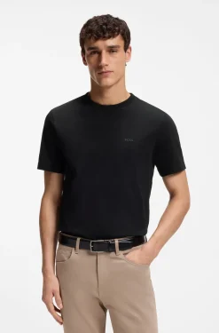 T-Shirt aus Baumwoll-Jersey mit Logo-Detail