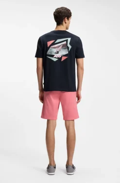 T-Shirt aus Baumwoll-Jersey mit Artwork-Print