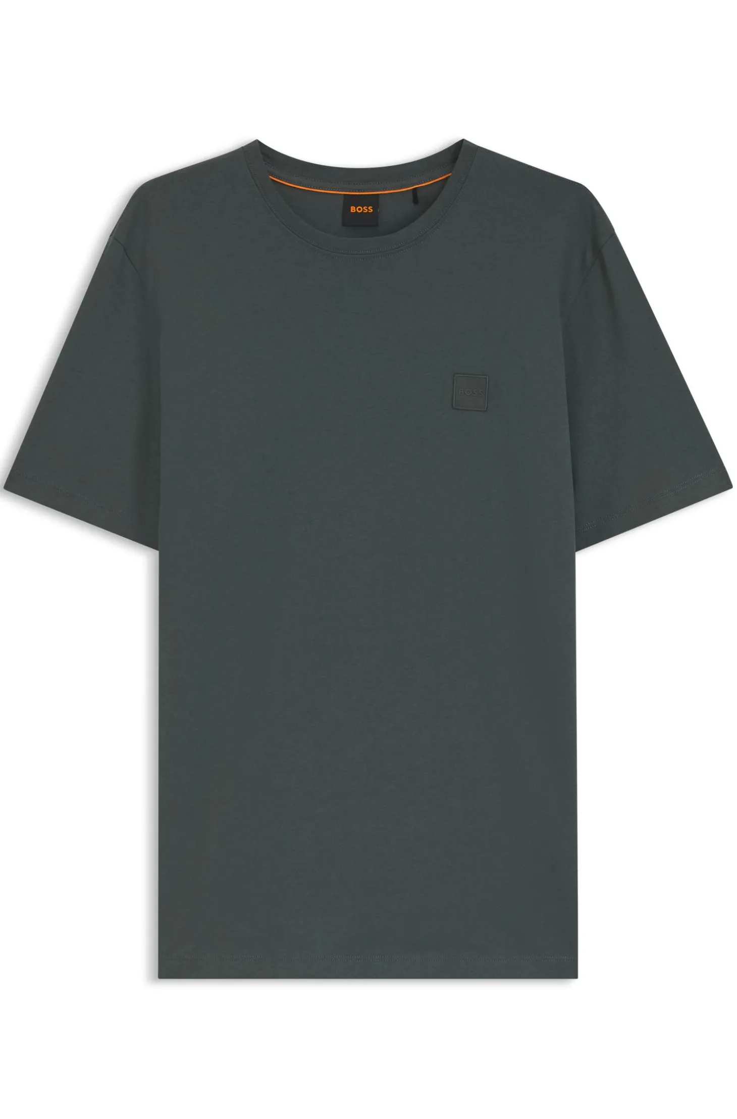 T-Shirt aus Baumwoll-Jersey mit Logo-Patch
