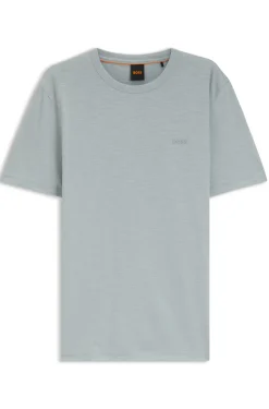 T-Shirt aus Baumwoll-Jersey mit Logo-Detail