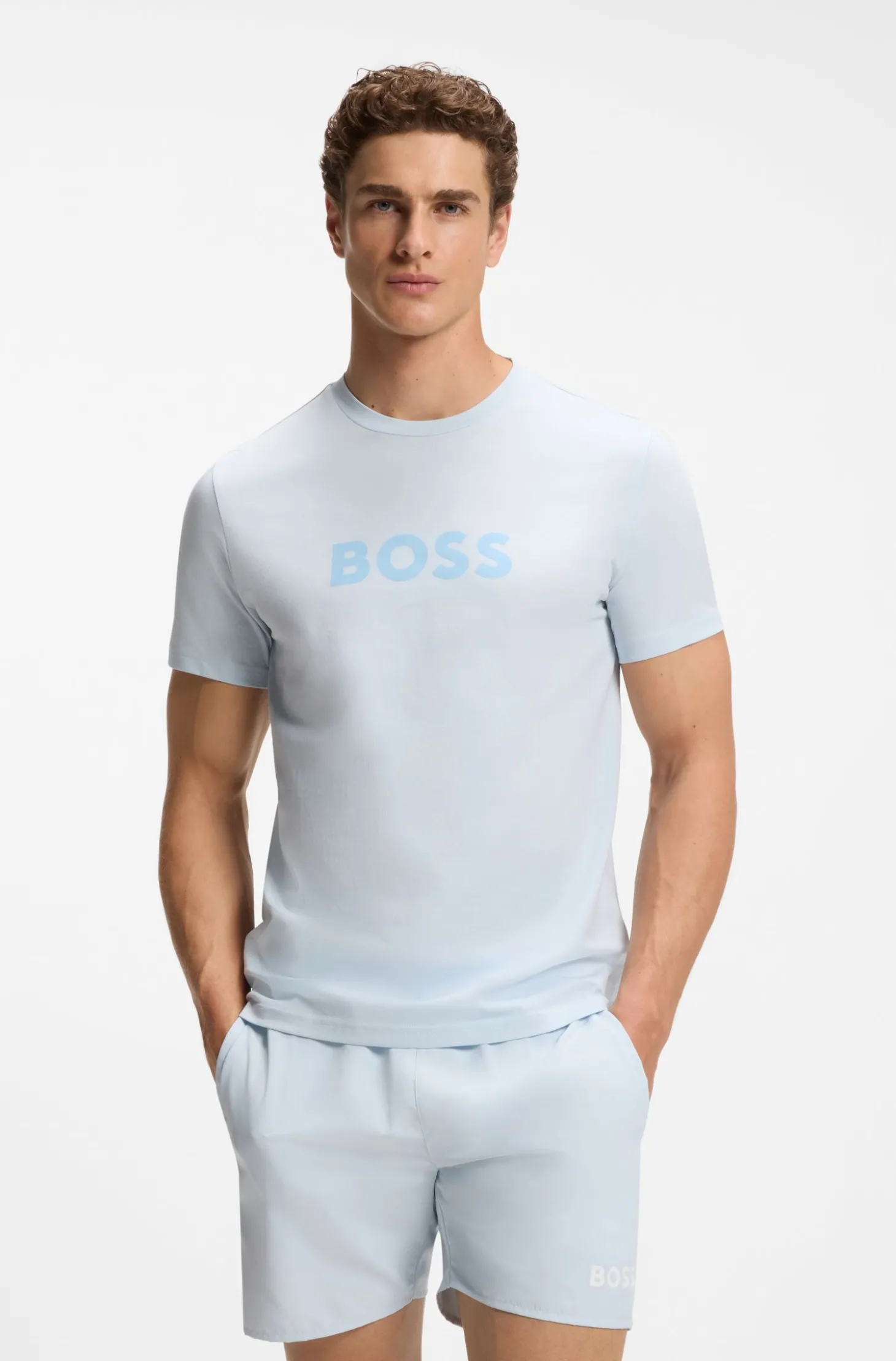 T-Shirt aus Baumwoll-Jersey mit Logo-Print