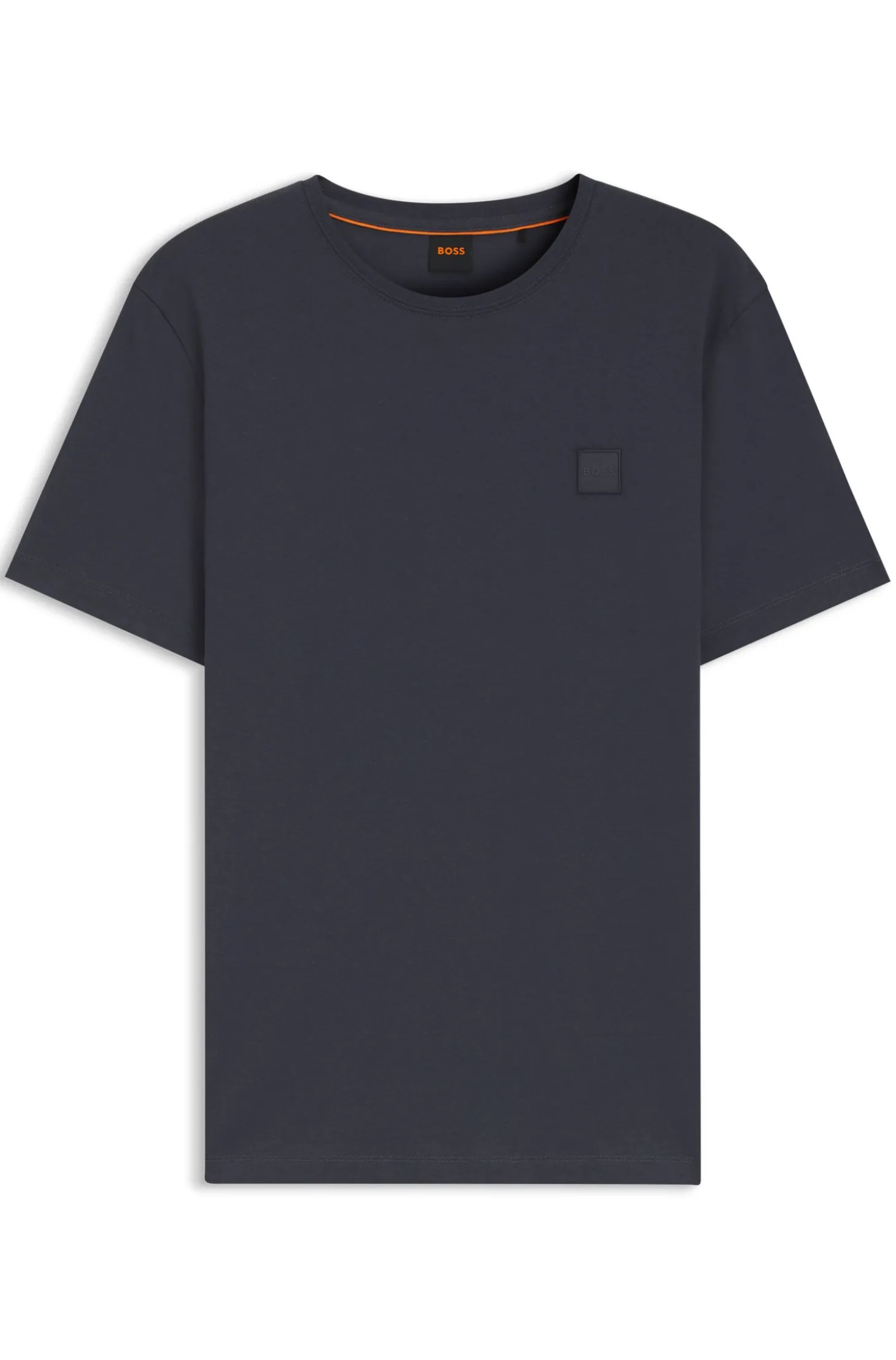 T-Shirt aus Baumwoll-Jersey mit Logo-Patch
