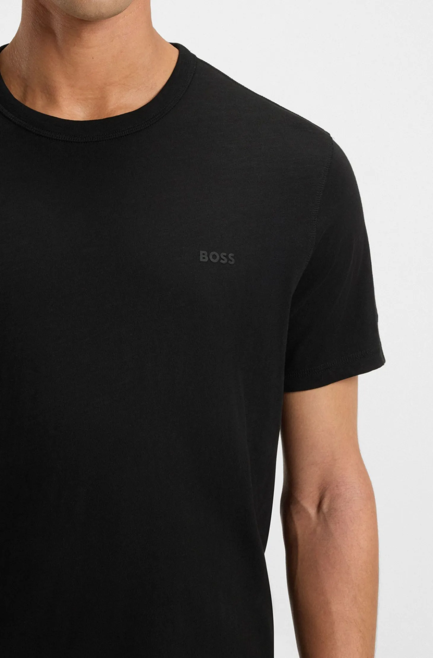 T-Shirt aus Baumwoll-Jersey mit Logo-Detail