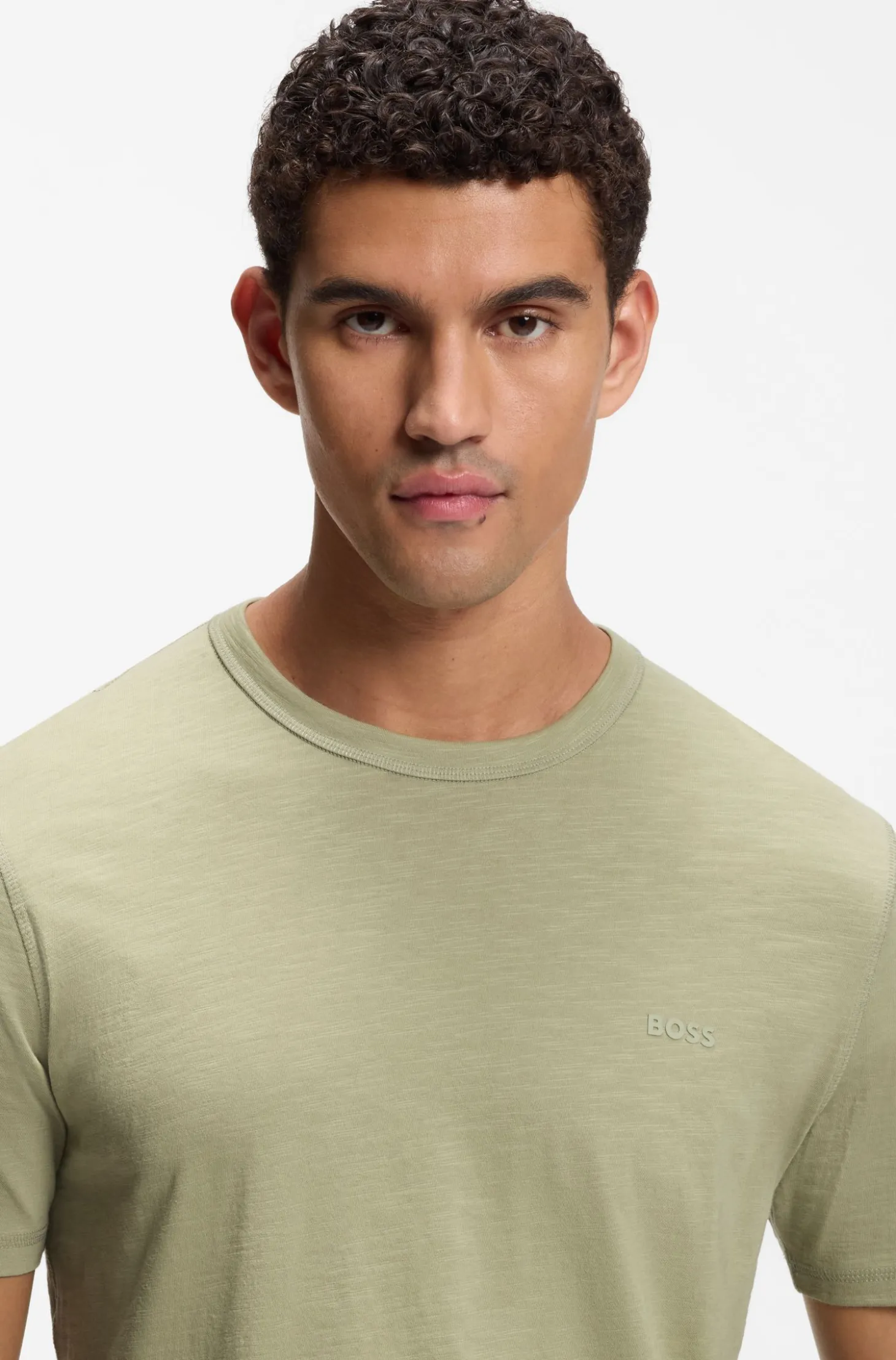 T-Shirt aus Baumwoll-Jersey mit Logo-Detail