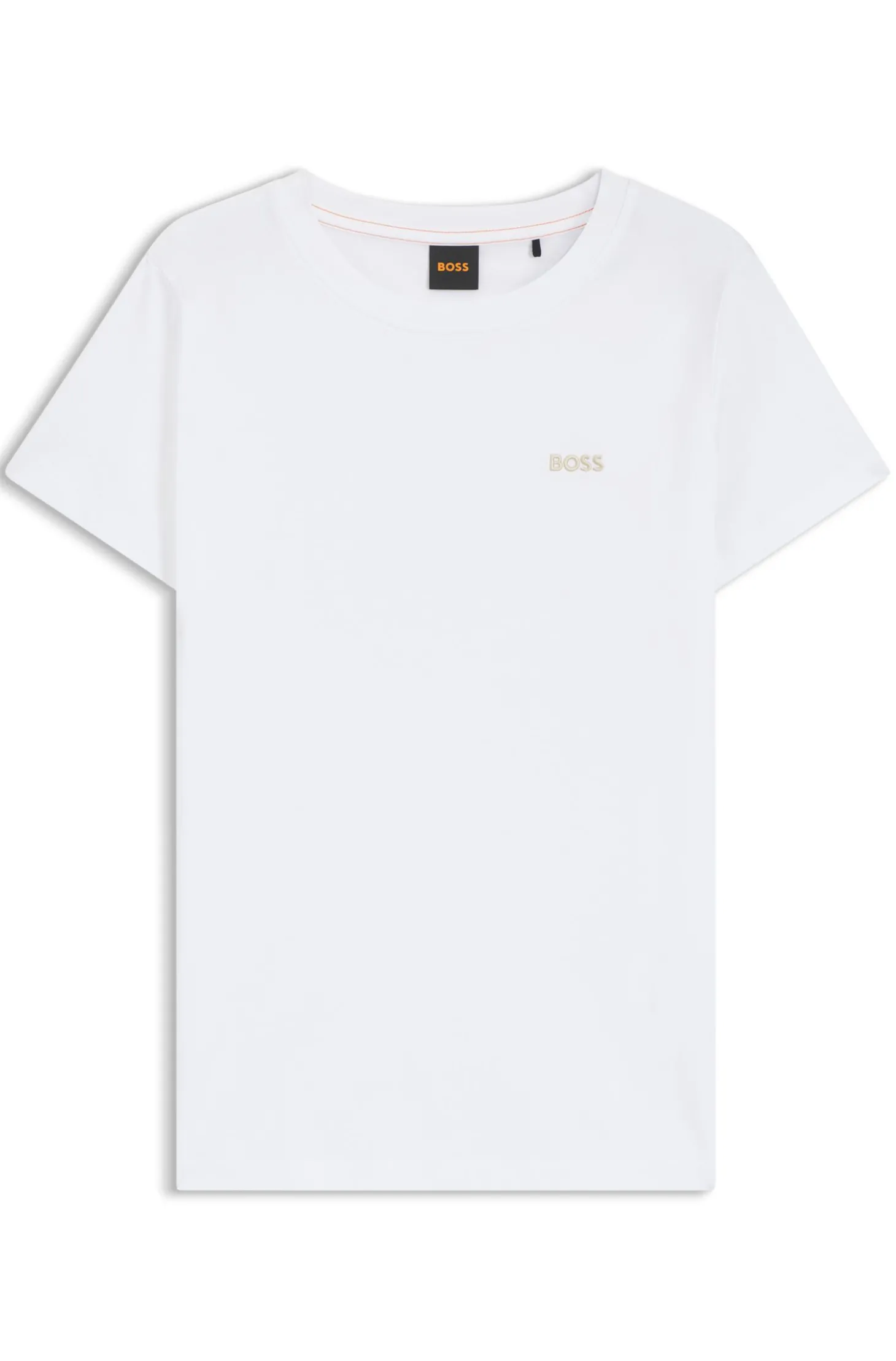 T-Shirt aus Baumwoll-Jersey mit Logo-Detail