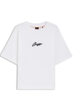 T-Shirt aus Baumwoll-Jersey mit Artwork-Print
