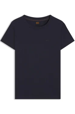 T-Shirt aus Baumwoll-Jersey mit Logo-Detail
