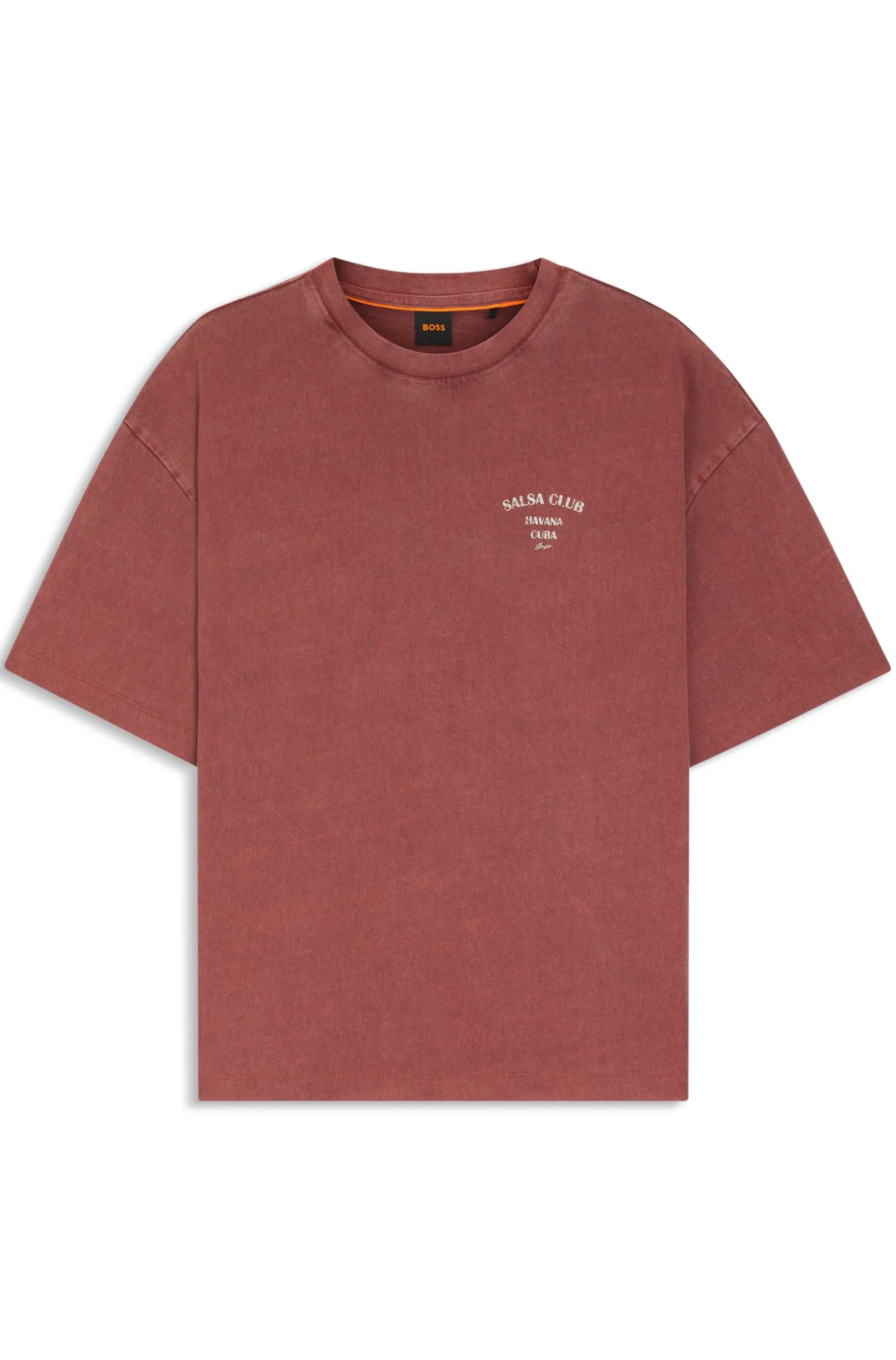 T-Shirt aus Baumwoll-Jersey mit Artwork-Print