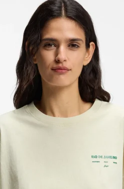 T-Shirt aus Baumwoll-Jersey mit Artwork-Print