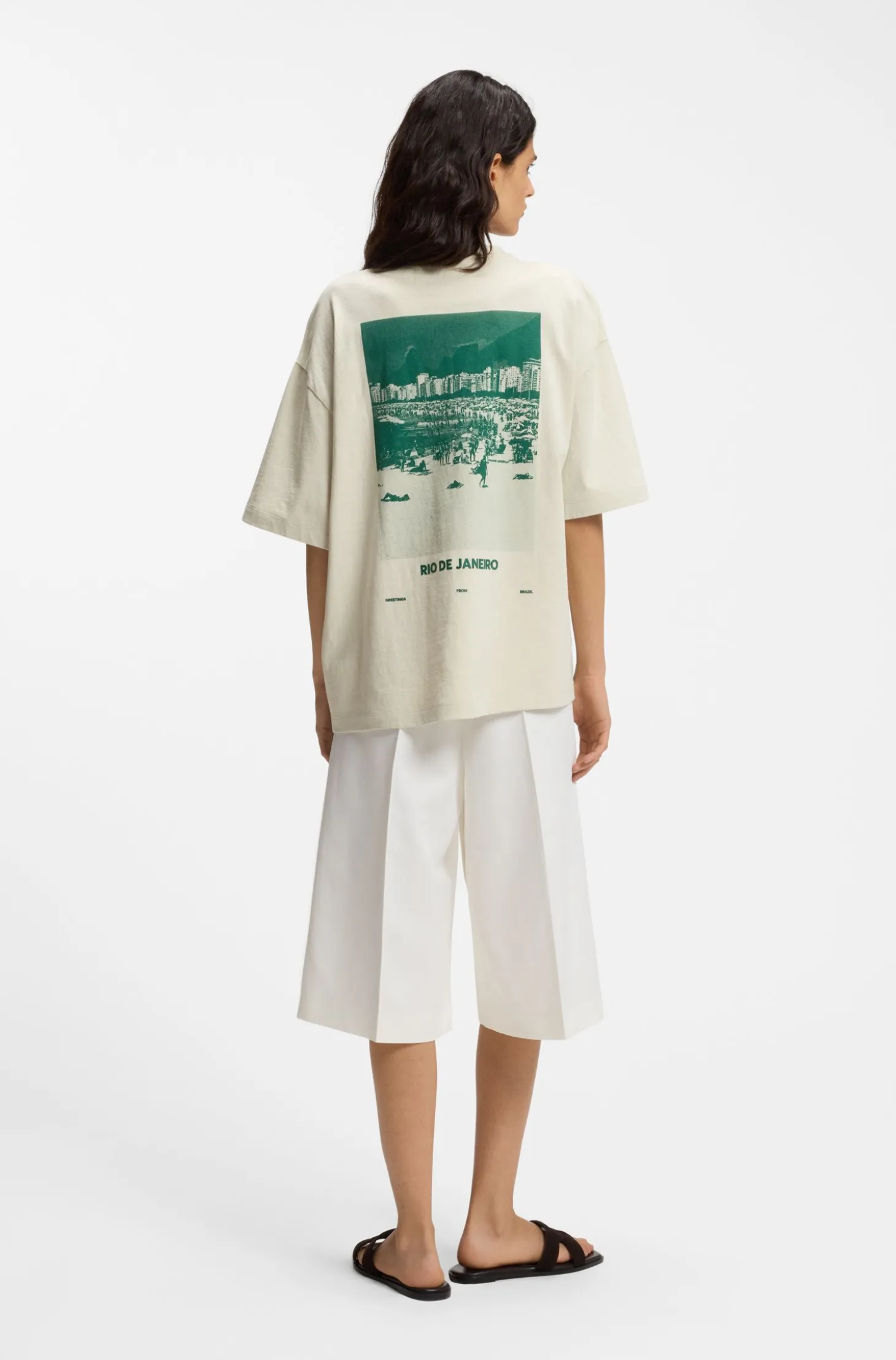 T-Shirt aus Baumwoll-Jersey mit Artwork-Print