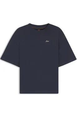 T-Shirt aus Baumwoll-Jersey mit Slogan-Artwork