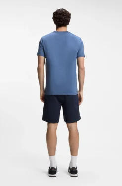 T-Shirt aus Baumwoll-Jersey mit Logo-Patch