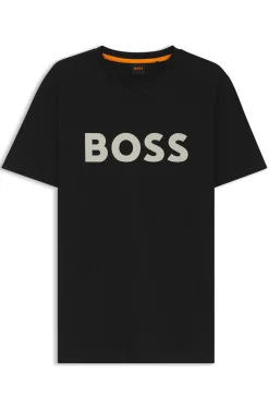 T-Shirt aus Baumwoll-Jersey mit großem Logo-Print