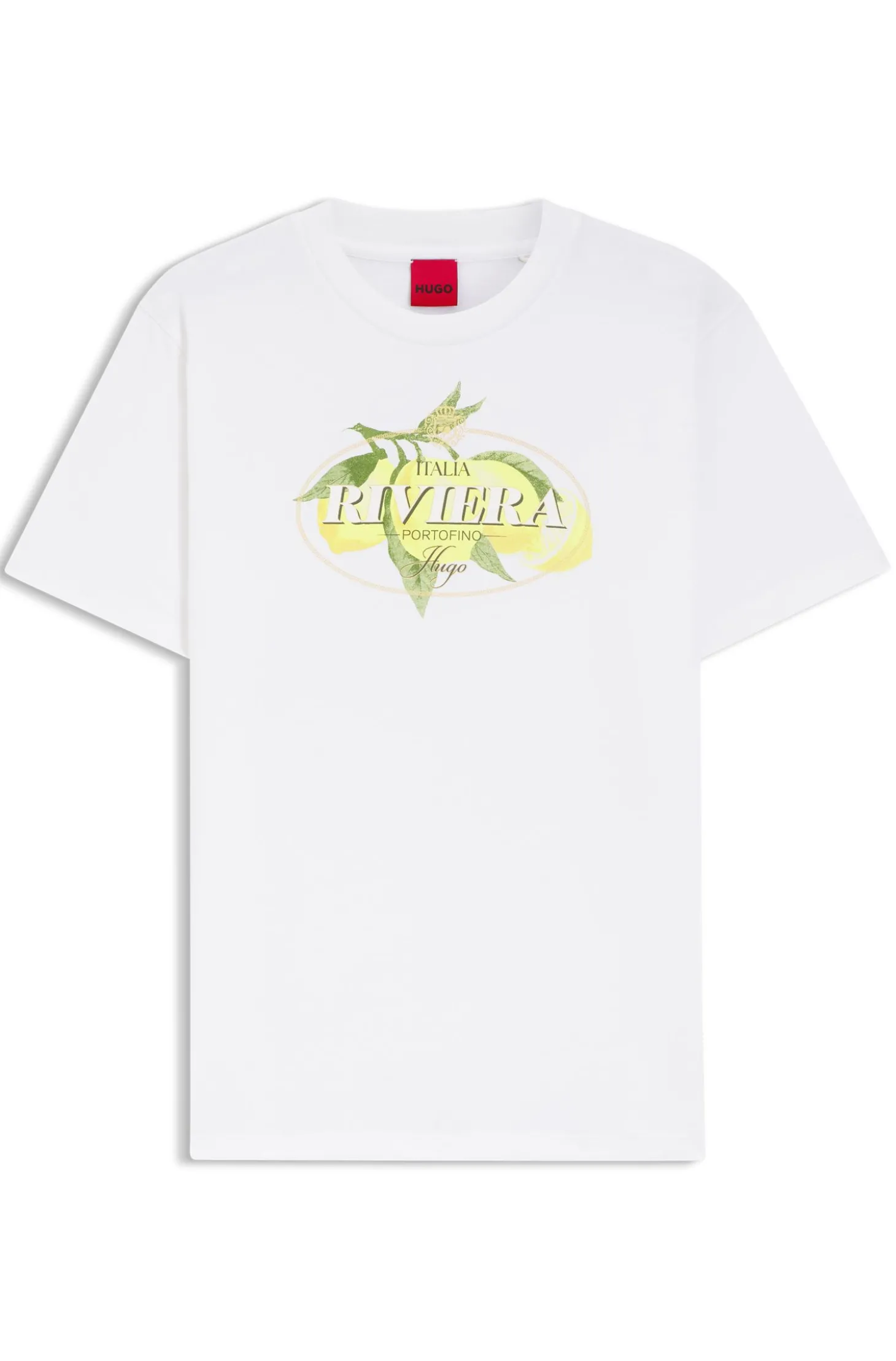 T-Shirt aus Baumwoll-Jersey mit Logo-Artwork