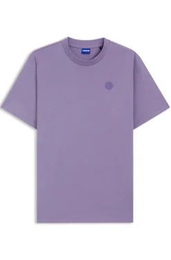 T-Shirt aus Baumwoll-Jersey mit Happy HUGO Logo