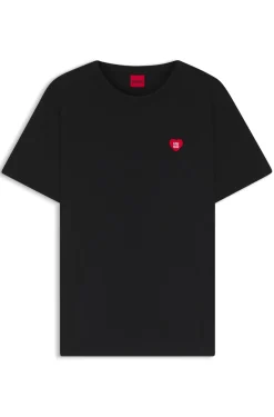 T-Shirt aus Baumwoll-Jersey mit Herz-Logo