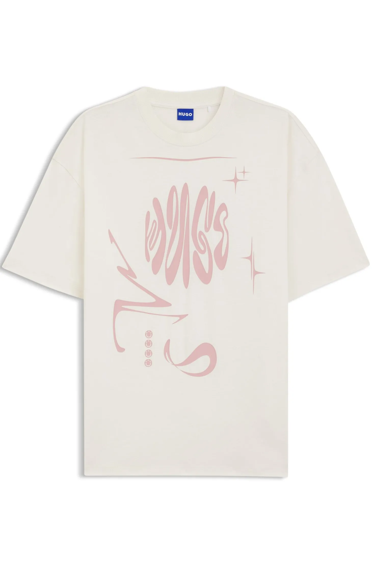 T-Shirt aus Baumwoll-Jersey mit Artwork