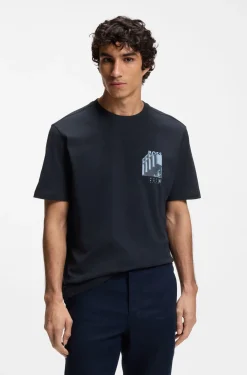 T-Shirt aus Baumwoll-Jersey mit Grafik-Print